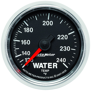 AutoMeter 3832 GS 2-1/16" Water Temperature Gauge, 120-240 F Mechanical