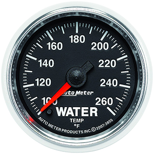 AutoMeter 3855 GS 2-1/16" Digital Stepper Motor Water Temperature Gauge, 100-260 F Electric
