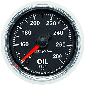 AutoMeter 3856 GS 2-1/16" Digital Stepper Motor Oil Temperature Gauge, 140-280 F Electric
