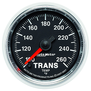 AutoMeter 3857 GS 2-1/16" Digital Stepper Motor Trans Temperature Gauge, 100-260 F Electric