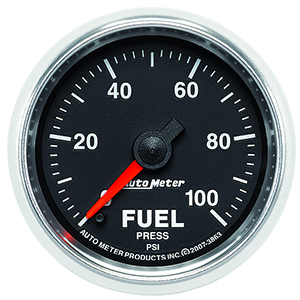 AutoMeter 3863 GS 2-1/16" Digital Stepper Motor Fuel Pressure Gauge, 0-100 PSI Electric