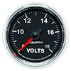 AutoMeter 3891 GS 2-1/16" Digital Stepper Motor Voltmeter Gauge, 8-18V Electric