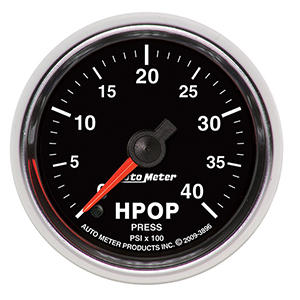 AutoMeter 3896 GS 2-1/16" Digital Stepper Motor HPOP Pressure Gauge, 0-4K PSI Electric