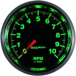 AutoMeter 3897 GS 3-3/8" Air-Core In-Dash Tachometer Gauge, 0-10,000  RPM Electric