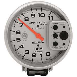 AutoMeter 3965 Ultra-Lite 5" Pedestal Tachometer Gauge, 0-11,000  RPM Electrical