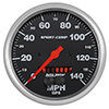 AutoMeter 3983 Sport-Comp Electrical 5" GPS Speedometer Gauge, 0-140 MPH