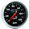 AutoMeter 3994 Sport-Comp Mechanical 5" Speedometer Gauge, 0-120 MPH