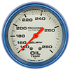 AutoMeter 4241 Ultra-Nite 2-5/8" Liquid Filled Oil Temperature Gauge, 140-280 F Mechanical