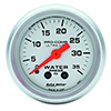 AutoMeter 4307 Ultra-Lite 2-1/16" Water Pressure Gauge, 0-35 PSI Mechanical