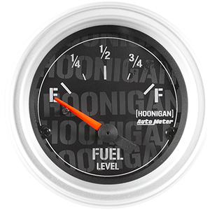 AutoMeter 4316-09000 Hoonigan 2-1/16" Fuel Level Gauge, 240-33 Ohms Electrical