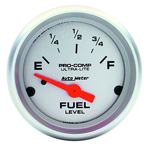 AutoMeter 4316 Ultra-Lite 2-1/16" Fuel Level Gauge, 240-33 Ohms  Electrical