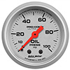 AutoMeter 4321 Ultra-Lite 2-1/16" Oil Pressure Gauge, 0-100 PSI Mechanical