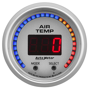AutoMeter 4358 Ultra-Lite 2-1/16" Dual Channel Air Temperature Gauge 0-300 F
