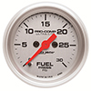 AutoMeter 4360 Ultra-Lite 2-1/16" Fuel Pressure Gauge, 0-30 PSI Electrical
