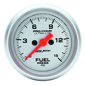 AutoMeter Gauge, Fuel Pressure, 2 1/16", 15Psi, Digital Stepper Motor, Ultra-Lite 4361