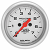 AutoMeter 4363-M Ultra-Lite 2-1/16" Fuel Pressure Gauge, 0-7 Bar Electrical