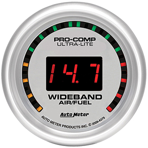 AutoMeter 4379 Ultra-Lite 2-1/16" Wideband Street Air/Fuel Ratio Gauge Digital