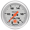 AutoMeter 4383 Ultra-Lite 2-1/16" Voltmeter Gauge, 8-18V Electrical