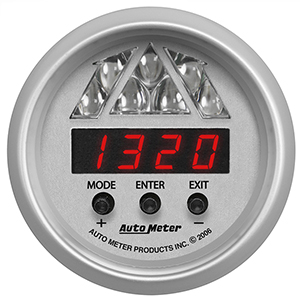 AutoMeter 4388 Ultra-Lite 2-1/16" Level 2 Shift Light Gauge, 0-16,000  RPM Digital