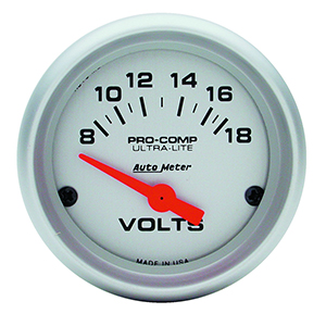 AutoMeter 4391 Ultra-Lite 2-1/16" Wideband Street Air/Fuel Ratio Gauge, 8-18V Electrical