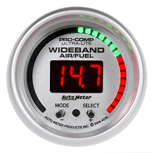 AutoMeter 4397 Ultra-Lite 2-1/16" Wideband Pro Plus Air/Fuel Ratio Gauge Digital