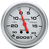AutoMeter 4401 Ultra-Lite 2-5/8" Boost/Vacuum Gauge, 30 HG/20 PSI Mechanical