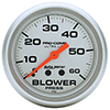 AutoMeter 4402 Ultra-Lite 2-5/8" Blower Pressure Gauge, 0-60 PSI Mechanical