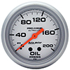 AutoMeter 4422 Ultra-Lite 2-5/8" Oil Pressure Gauge, 0-200 PSI Mechanical
