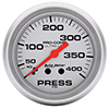 AutoMeter 4424 Ultra-Lite 2-5/8" Pressure Gauge, 0-400 PSI Mechanical
