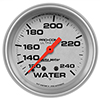 AutoMeter 4433 Ultra-Lite 2-5/8" Water Temperature Gauge, 120-240 F Mechanical