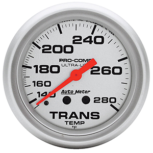 AutoMeter 4451 Ultra-Lite 2-5/8" Transmission Temperature Gauge, 140-280 F Mechanical