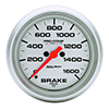 AutoMeter 4467 Ultra-Lite 2-5/8" Brake Pressure Gauge Gauge, 0-1600 PSI Electrical