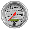 AutoMeter 4486 Ultra-Lite 3-3/8" Speedometer Gauge, 0-200 MPH Electrical