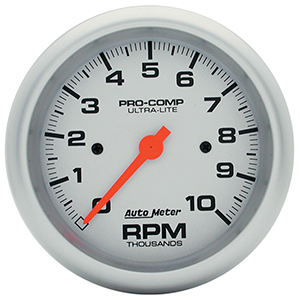 AutoMeter 4497 Ultra-Lite 3-3/8" In-Dash Tachometer Gauge, 0-10,000  RPM Electrical