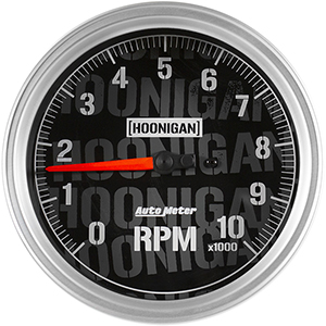 AutoMeter 4498-09000 Hoonigan 5" In-Dash Tachometer, 0-10,000  RPM Electrical