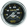 AutoMeter 4704 Carbon Fiber 2-1/16" Boost Gauge, 0-35 PSI Mechanical