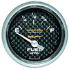 AutoMeter 4716 Carbon Fiber 2-1/16" Fuel Level Gauge, 240-33 Ohms Electrical