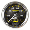 AutoMeter 4780 Carbon Fiber 3-3/8" GPS Speedometer Gauge, 0-140 MPH Electrical