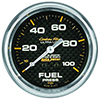 AutoMeter 4811 Carbon Fiber 2-5/8" Fuel Pressure Gauge, 0-15 PSI Mechanical