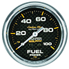 AutoMeter 4812 Carbon Fiber 2-5/8" Fuel Pressure Gauge, 0-100 PSI Mechanical