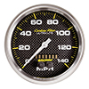 AutoMeter 4881 Carbon Fiber 5" GPS Speedometer Gauge, 0-140 MPH Electrical