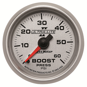 AutoMeter 4905 Ultra-Lite II 2-1/16" Boost Gauge 0-60 PSI Mechanical
