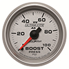 AutoMeter 4906 Ultra-Lite II 2-1/16" Boost Gauge 0-100 PSI Mechanical