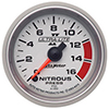 AutoMeter 4974 Ultra-Lite II 2-1/16" Nitrous Pressure Gauge, 0-1600 PSI  Electrical