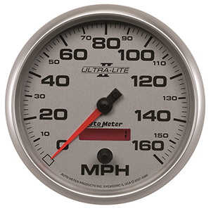 AutoMeter 4989 Ultra-Lite II 5" Speedometer Gauge, 0-160 MPH  Electrical