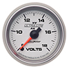 AutoMeter 4991 Ultra-Lite II 2-1/16" Wideband Street Air/Fuel Ratio Gauge, 8-18V  Electrical