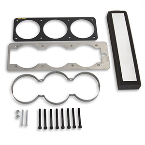 AutoMeter Gauge Mount, Gauge Cage, Triple, 2 5/8", Black, Mustang 87-93 Fox