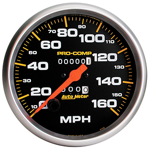 AutoMeter 5154 Pro-Comp 5" Speedometer Gauge 0-160 MPH Mechanical