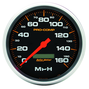 AutoMeter 5189 Pro-Comp 5" Speedometer Gauge, 0-160 MPH Electrical