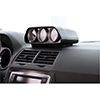 AutoMeter Gauge Mount, Direct Fit Dash Top, Triple, 2 1/16", Challenger